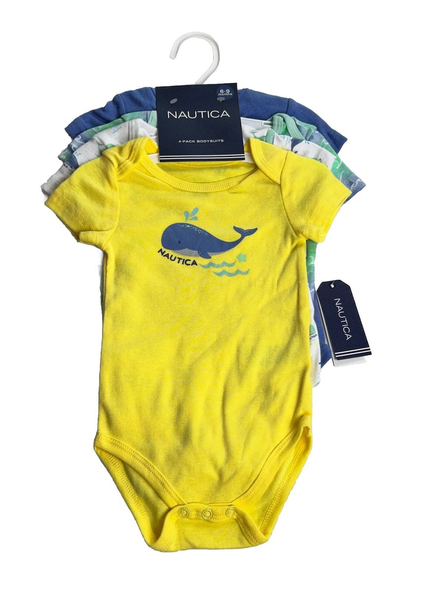 Nautica pack Baby BodySuit 6-9 Months Casual Everyday Playtime Comfort NWT