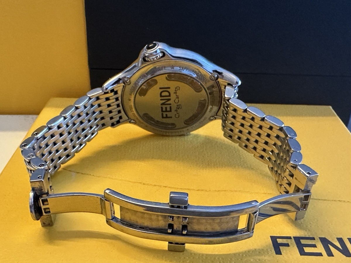 FENDI ladies CRAZY CARATS watch Multicolor diamonds gemstones-with box