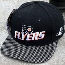 Vintage Logo Athletic NHL Philadelphia Flyers Hockey Sports Essential Strap Hat