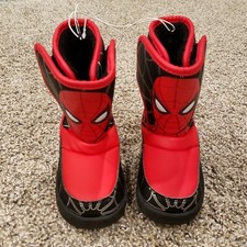 NWT Spiderman Infant's Winter Snow Boots Size 6