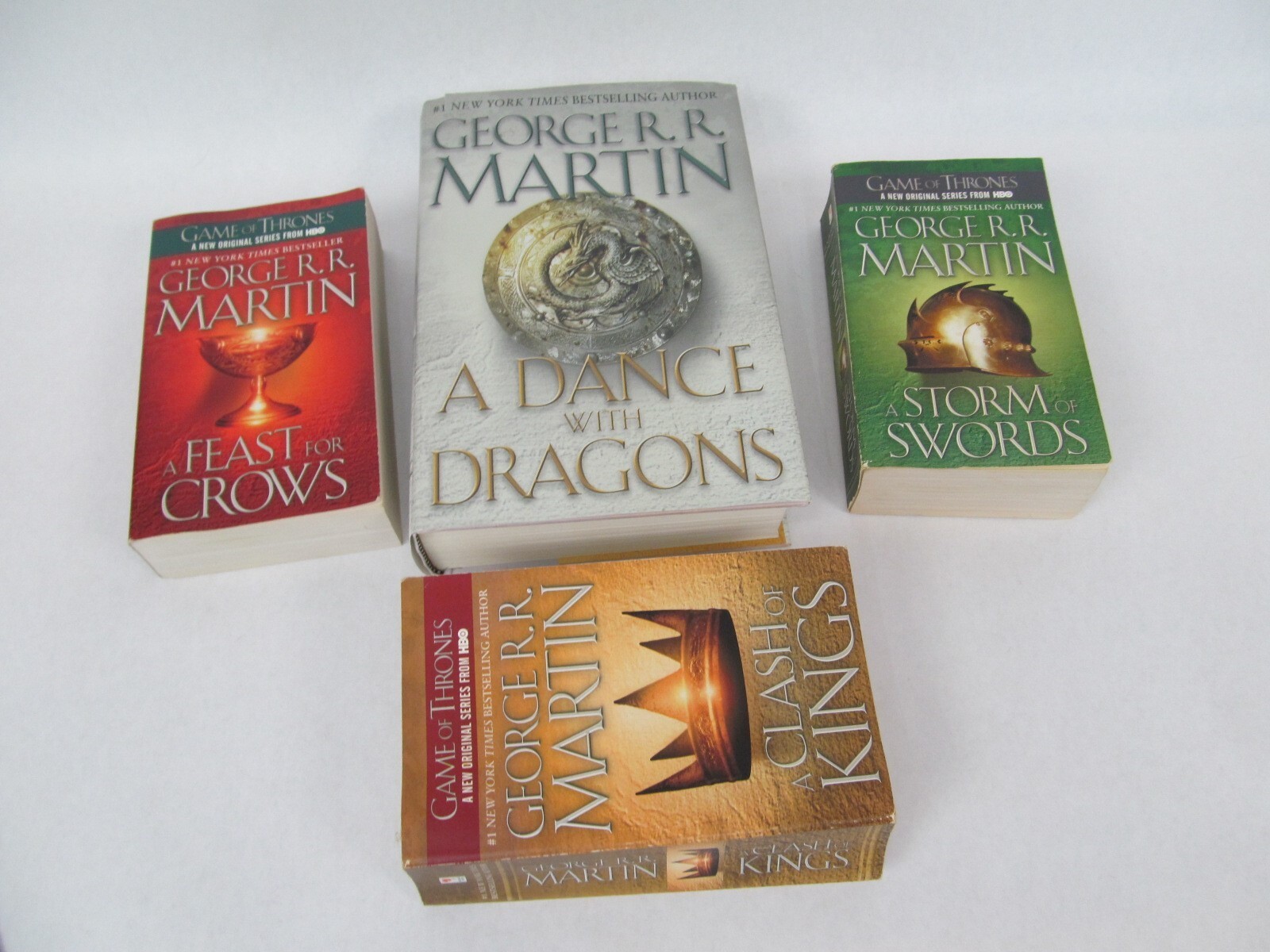 George RR Martin Game of Thrones Book Lot of 4-image