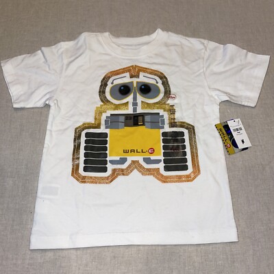 Disney Wall E T shirt w glitter XS 3/4