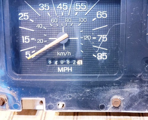 1980-1986 Ford F-150-350/Bronco Instrument Cluster 084,082 Miles Gas No Trip OEM - 第 2/14 張圖片