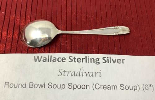 Stradivari by Wallace Sterling Silver Flatware CHOICE OF PIECE - NO MONO 21-645 - Picture 28 of 44