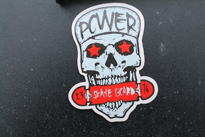 Power Skateboards Suicidal Red Stars Skull Z31A Vintage