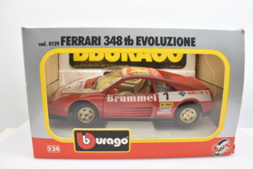 Modellino auto rally scala 1:24 Ferrari 348 tb modellismo Burago diecast racing - Foto 9 di 9