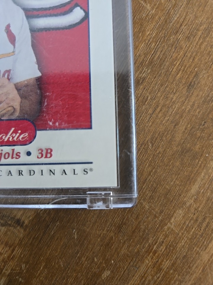 2001 Donruss Studio Albert Pujols Rookie Card 191 088/700 Cardinals