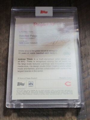 Topps Project 70 Satchel Paige #310 By Andrew Thiele PR 1319 | eBay