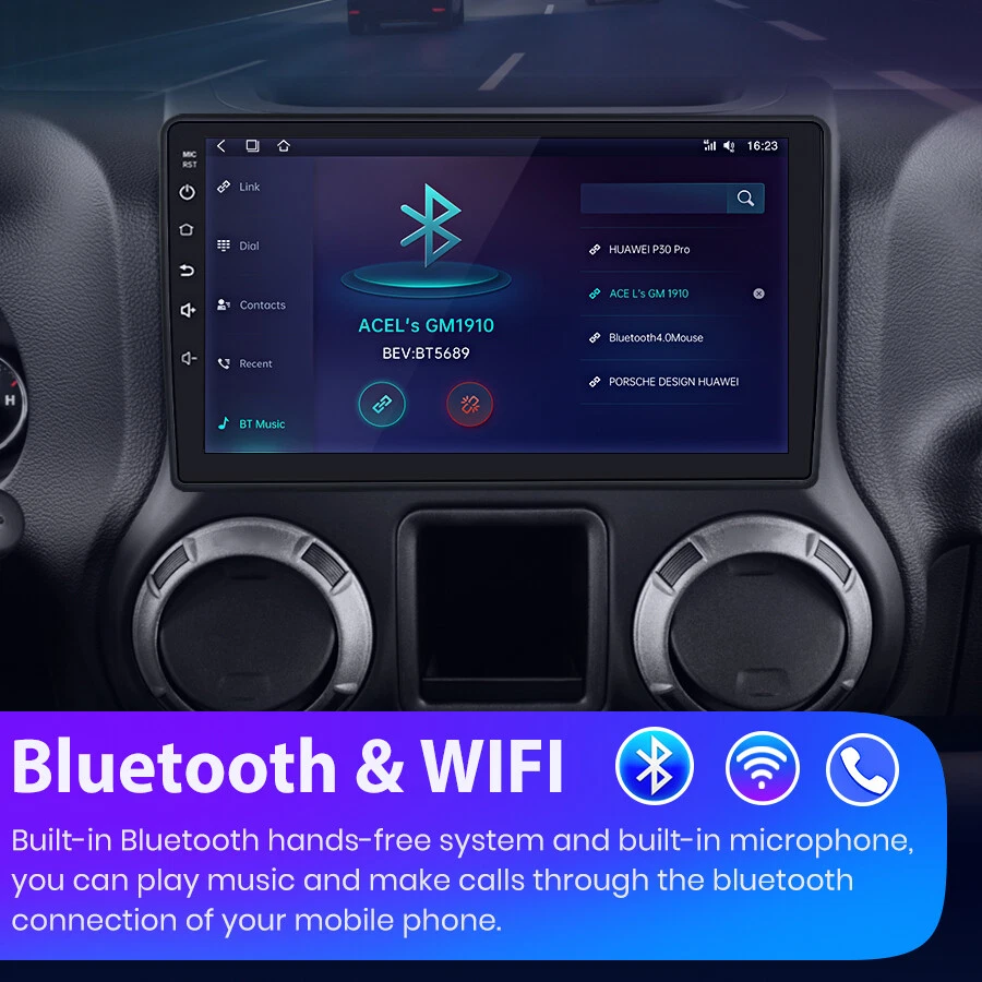  for jeep wrangler android13 car radio gps carplay camera 