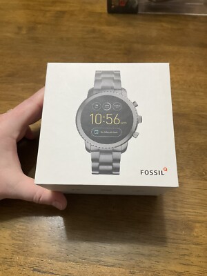 Fossil Q Explorist Gen 45mm Smoke Stainless Steel Smartwatch
