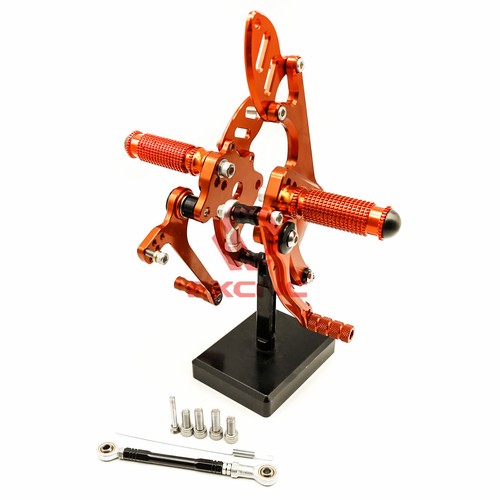 Motorcycle Orange Rearsets Footpegs Footrest For 1290 Super Duke GT 2016-2018 17 - Afbeelding 7 van 13