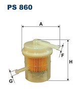 Filtron Ps 860 Kraftstofffilter FÜR Daewoo