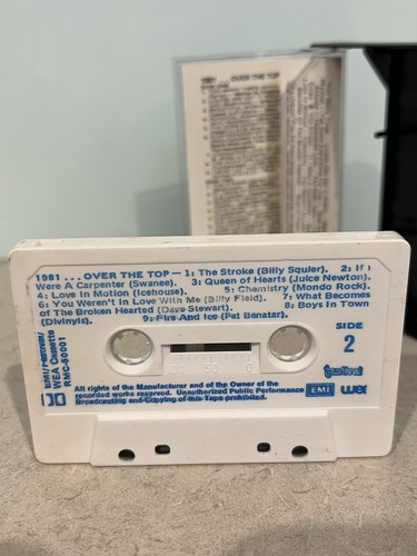 1981 Over The Top Cassette Tape Aussie Release RMC 50001 VG+ - Picture 5 of 5