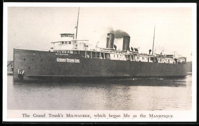Fotografie Passagierschiff Milwaukee der Grand Trunk Line 