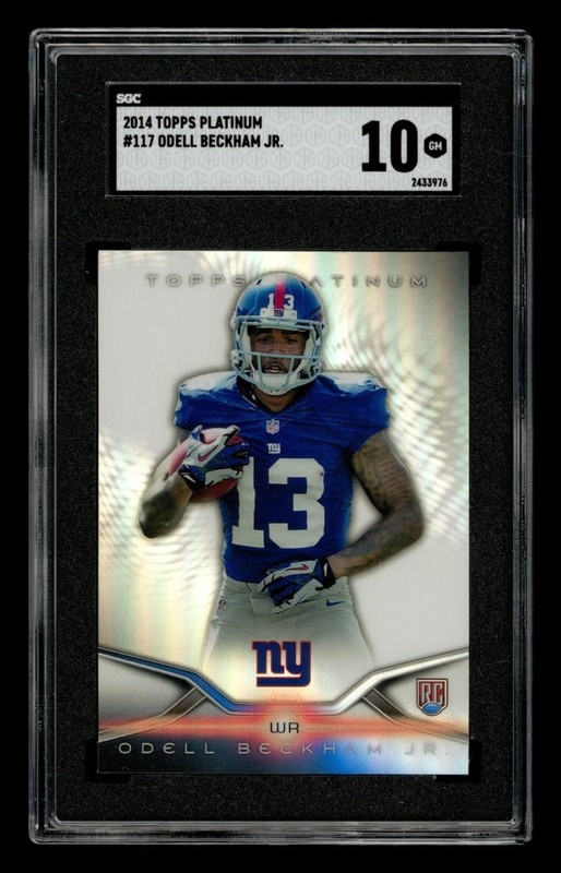 2014 Topps Platinum: #117 Odell Beckham Jr. SGC 10 GEM MINT