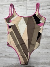 Emilio Pucci Geometric Print One-Piece Swimsuit - Multicolor size IT Sz 48