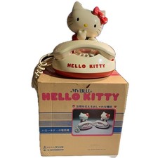 Hello Kitty Rotary Dial Telephone Phone Tamura Electric w/Box Vintage Sanrio