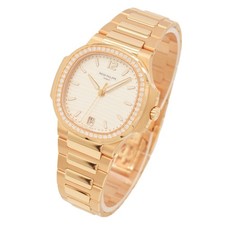 Patek Philippe Nautilus 7118/1200R-001 Rose Gold Diamonds Ladies Automatic Watch 9