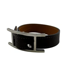 HERMES Double Tour B'api Bracelet/Ankle Bangle Brown Unisex GZl1ck34
