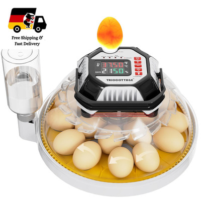 TRIOCOTTAGE Brutautomat Inkubator für 18 Eier mit Automatischer Eierwende