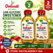 Dolcedi Natural Low-Glycemic Sweetener, 12.34 Fl Oz 2 Count PACK 2