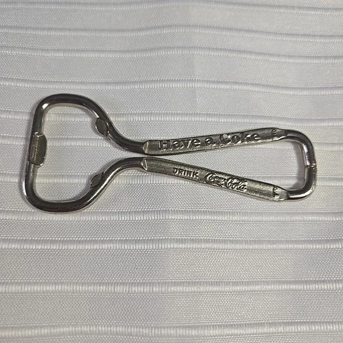 Vintage Coca-Cola Bottle Opener Have A Coke Drink Coca-Cola Silver Tone Metal