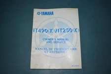 1983 Yamaha IT490(K) IT250(K) IT 490 250 K Motorcycle Service Shop Repair Manual