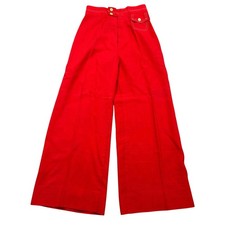 Vintage 70s Levi  s Flare Bell Bottom Pants High Rise Womens 25x26 Red Scoville