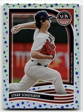 2024 Panini - Stars & Stripes USA Baseball - Stars #86 Ethan Schiefelbein