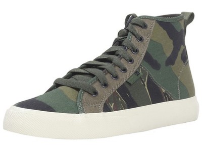DC Shoes Men's Manual-Hi-SVM Sneakers Canvas High-Top Army Brush Camo