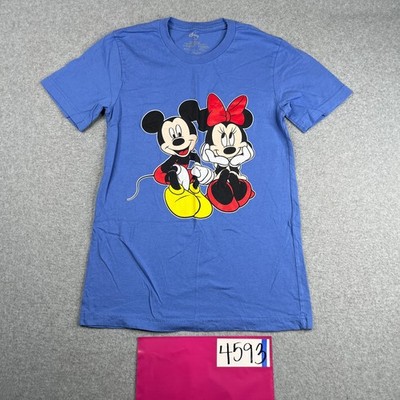 Disney Mickey Mini Mouse T Shirt Youth Medium Lavender Graphic Print Casual