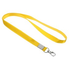 5Pcs 17" Lanyards with Swivel Hook 0.6" Width for Badges Holder Yellow