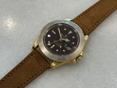 Vintage Rolex GMT Master - Rootbeer - Brown Matte Nipple Dial -18k YG - 1675/8 - Image 1 of 4