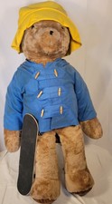 RARE 5'6" Giant Paddington Bear Plush Store Display Eden Toys Vintage 66"