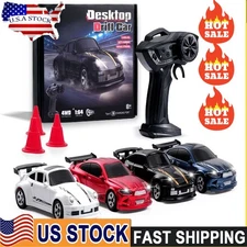 1/64 RC Drift Car KF20 Mini Desktop Racing Car 4WD 2.4GHZ Remote Control Car Toy