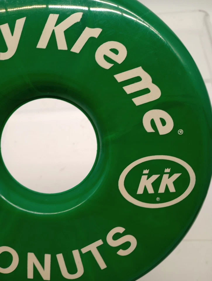 De colección Krispy Kreme Donuts Clásico Publicidad Frisbee ¡Extremadamente Raro Hallazgo!! Foto 3 de 4