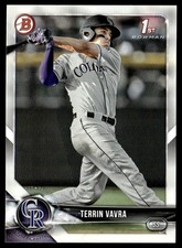 2018 Bowman Draft Terrin Vavra Colorado Rockies #BD-5