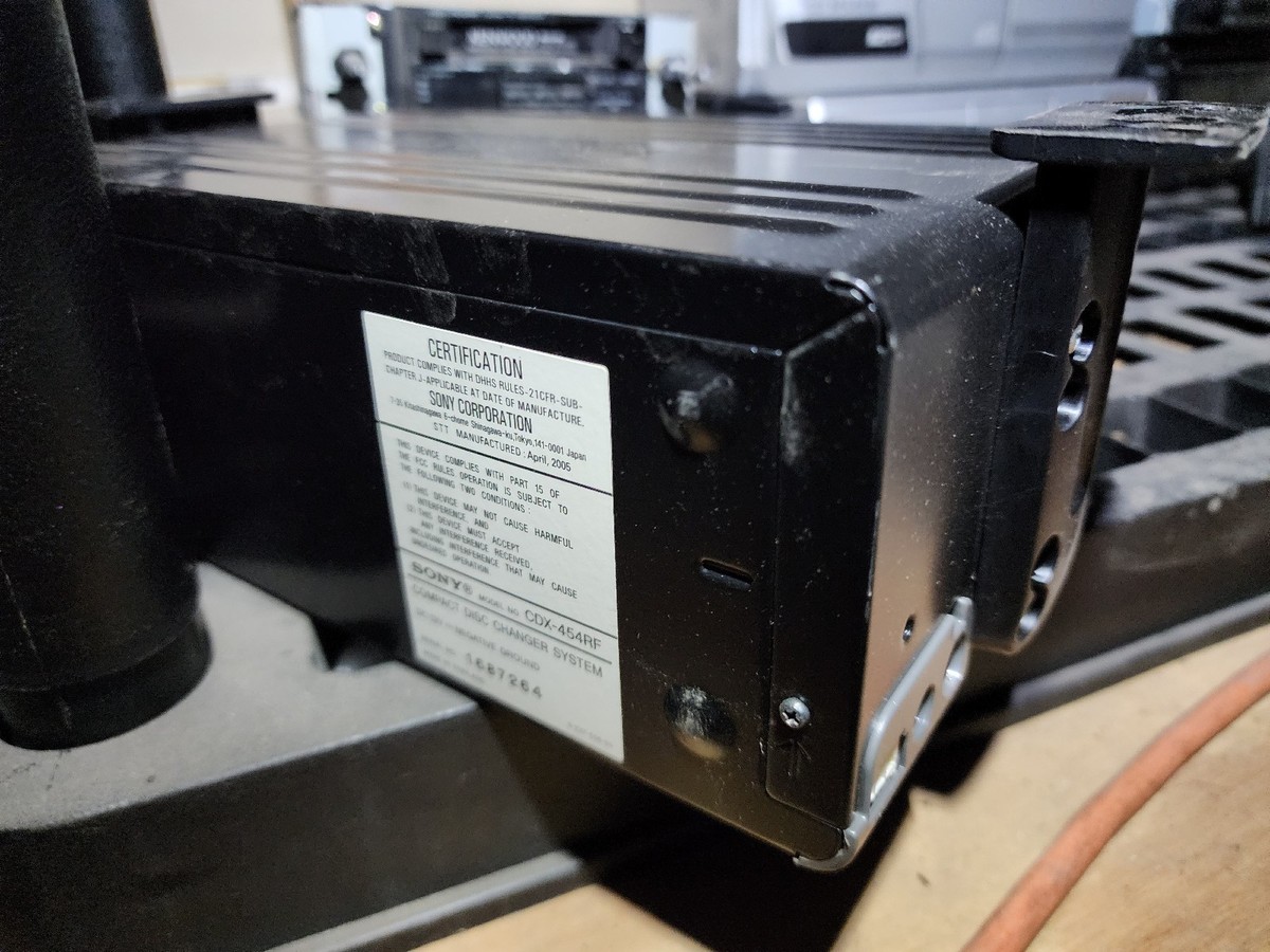 Sony Cdx-454rf 10 Disc CD Changer System and Complete for sale