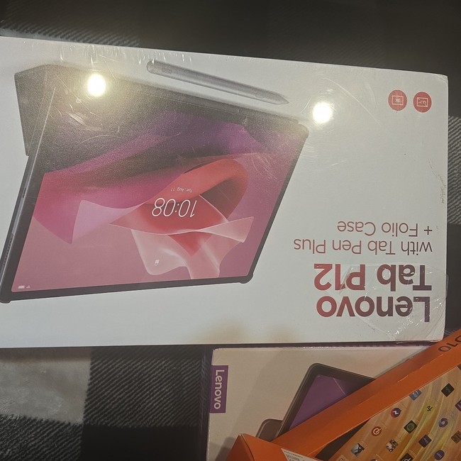 Lenovo Tab P12-2024 - Expansive Touchscreen Tablet - 12.7" 3K Display - 13MP