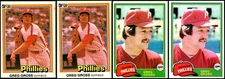 1981 Greg Gross (4) Card Lot - THE ULTIMATE COLLECTOR'S PRIZE – ONLY FOR THE ...