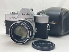 Exc 5 MINOLTA SRT101 35mm SLR Film Camera / MC Rokkor-PF 55mm f1.7 / Case 888