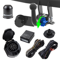 Ahk AnhäNgerkupplung Abn. +E-Satz 13P FüR Ford Tourneo Connect 2 Ii 14-22 Kpl.