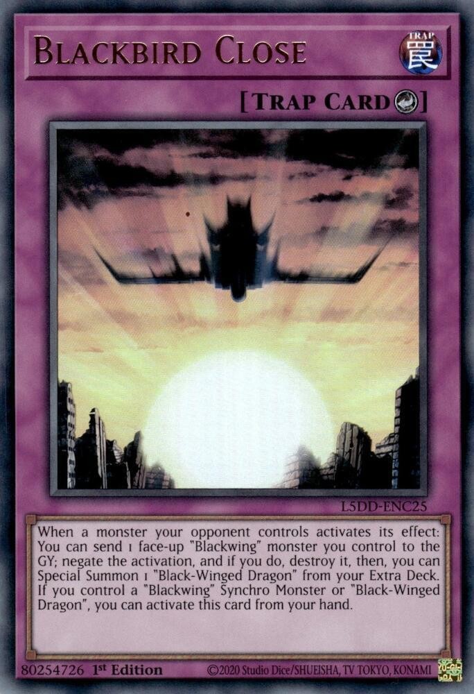 Blackbird Close L5DD-ENC25 Legendary 5D's Decks Yu-Gi-Oh! TCG