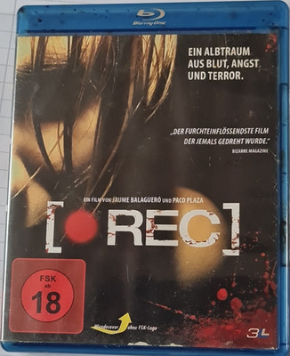 [REC] Blu-ray Film FSK 18   Jaume Balagueró & Paco Plaza in Blu-ray-Hülle