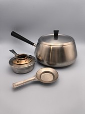 MCM Edelstahl Spring Culinox Fondue Topf Set Kochgeschirr Schweiz Swiss