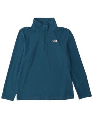 The North Face Herren Fleecepullover mit Reißverschluss am Ausschnitt Large blau Polyester BX12