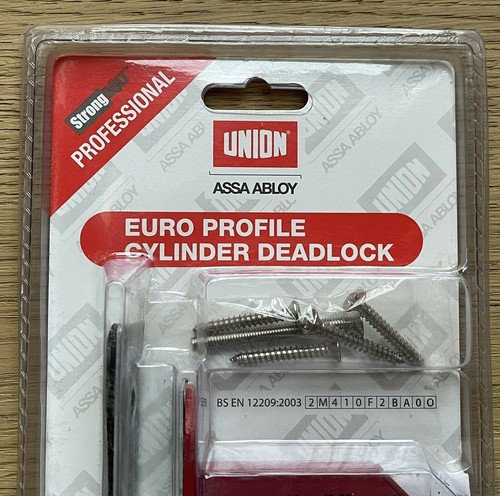 Union 68mm (2,5") Europrofil Zylinder Deadlock StrongBOLT Satin S Stahl - Bild 4 von 6