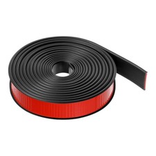 25mmx5000mm Flexible TPE Self Adhesive U-Shape Veneer Edging Edge Banding Black
