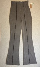 Urban Outfitters W Sz M New High Waisted Pants Flair Gray Out From Under Retro