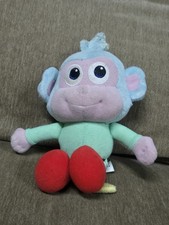 Dora The Explorer Plush Boots Monkey Nick Jr. 8" Fisher Price 2009 Nickelodeon